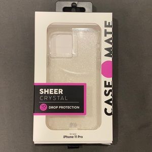 iphone 11 PRO sheer crystal case